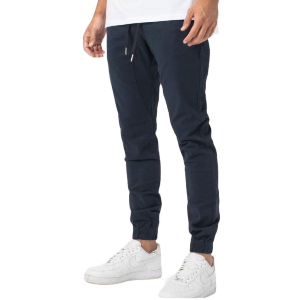 Zanerobe Navy Blue Sureshot Joggers Size 34 Light Cotton Stretch